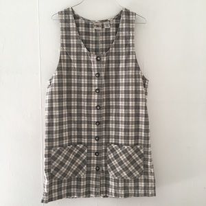 County Seat Plaid Checkered Vintage Dress